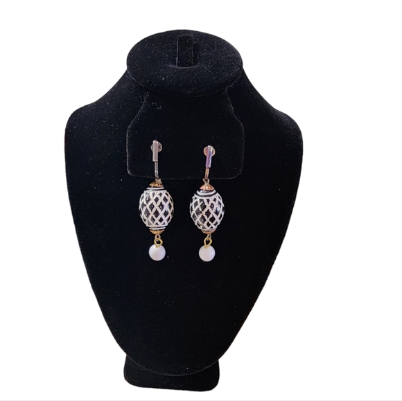 Coffret Bijoux Ella James, Collier + Boucles D'oreilles Pendantes, Ton Or, Neuf Avec étiquettes